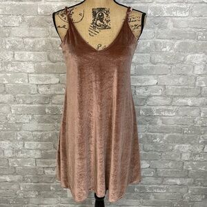 Ten Sixty Sherman Mauve Velvet Swing Dress